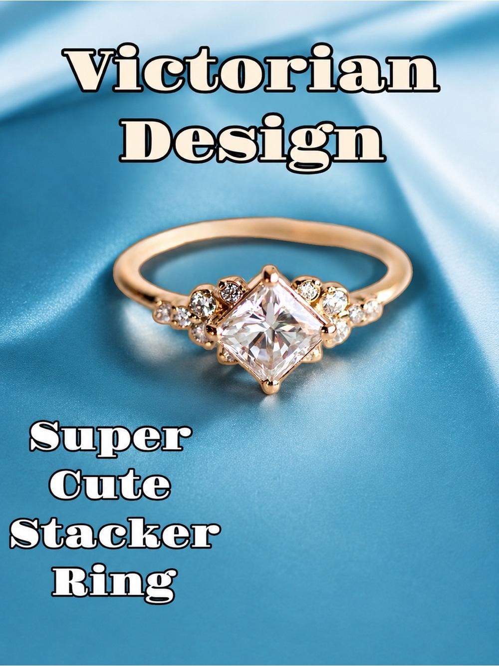 ❤️Host Pick-Darling Victorian Stacker Ring - Dainty Ring Thin Band High-Quality